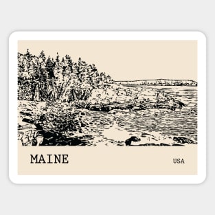 Maine USA Magnet